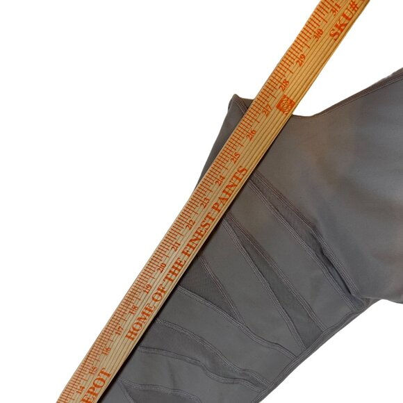 Lululemon Wunder Under Pant High-Rise Tech Mesh 28" Leggings Sz 8 in Dark Chrome - Picture 8 of 13